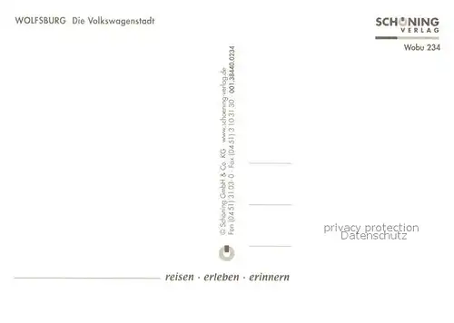 AK / Ansichtskarte Wolfsburg Die Volkswagenstadt Wolfsburg