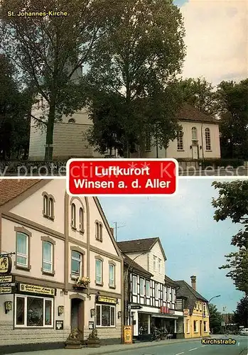 AK / Ansichtskarte Winsen_Aller Kirche Kirchstrasse Winsen_Aller