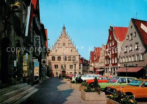 AK / Ansichtskarte Weissenburg_Bayern Luitpoldstrasse Rathaus Weissenburg Bayern