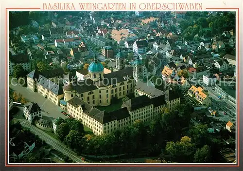 AK / Ansichtskarte Weingarten_Baden Fliegeraufnahme Benediktiner Abtei  Weingarten_Baden