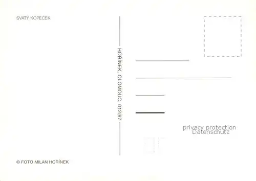 AK / Ansichtskarte Svaty_Kopecek_Olomouce  Svaty_Kopecek_Olomouce