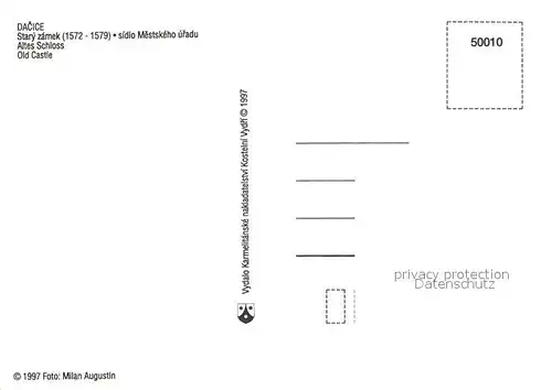 AK / Ansichtskarte Dacice Zamek Schloss Dacice