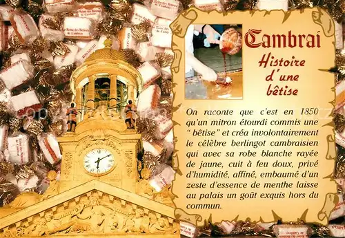 AK / Ansichtskarte Cambrai Campanile de Hotel de Ville Cambrai