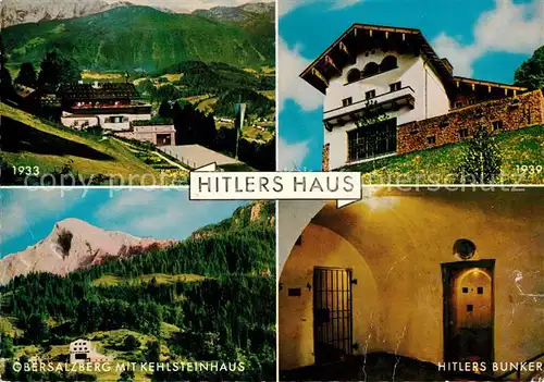 AK / Ansichtskarte Obersalzberg H. Haus Bunke Kelsteinhaus um 1939 Obersalzberg