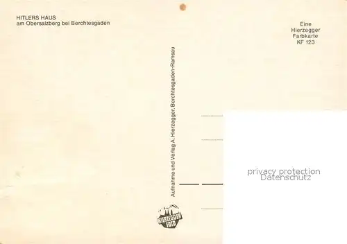 AK / Ansichtskarte Obersalzberg H. Haus Bunke Kelsteinhaus um 1939 Obersalzberg