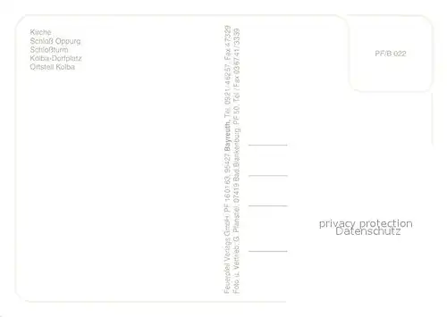 AK / Ansichtskarte Oppurg Schloss Schlossturm Kolba Dorfplatz  Oppurg