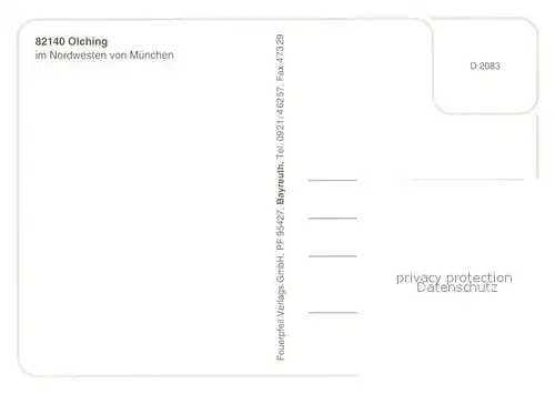 AK / Ansichtskarte Olching Fuerstenfeldbruck Esting Kirche  Olching