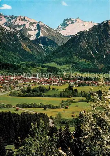 AK / Ansichtskarte Oberstdorf mit Fuerschiesser und Kratzer Oberstdorf