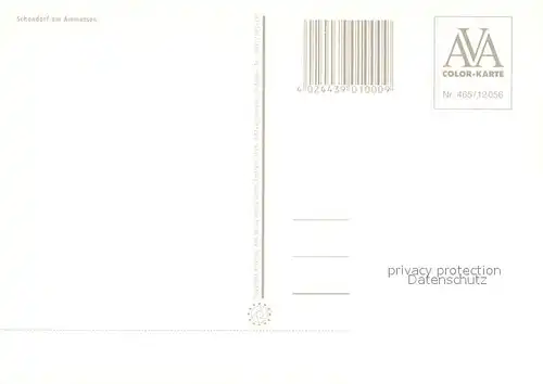 AK / Ansichtskarte Schondorf_Ammersee Bootshaus Kirche Schondorf Ammersee