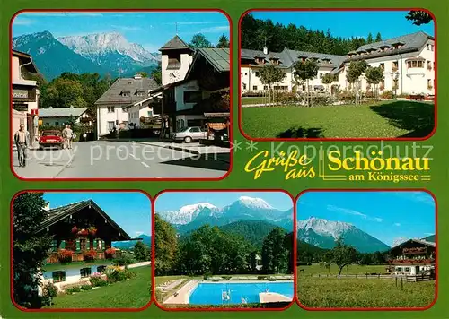 AK / Ansichtskarte Schoenau_Koenigssee Freibad Schoenau Koenigssee