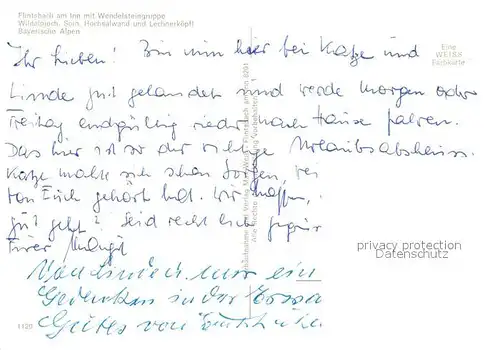 AK / Ansichtskarte Flintsbach_Inn mit Wendelsteingruppe Widalpjoch Soin Hochsalwand Lechnerkoepli  Flintsbach Inn