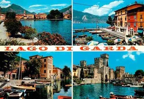 AK / Ansichtskarte Malcesine_Lago_di_Garda Stadtansichten Hafen Burg Gardasee Malcesine_Lago_di_Garda