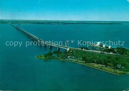AK / Ansichtskarte Falster Storstromsbruecke Fliegeraufnahme Falster