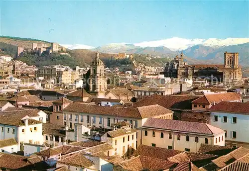 AK / Ansichtskarte Granada_Andalucia Catedral y Sierra Nevada Granada Andalucia