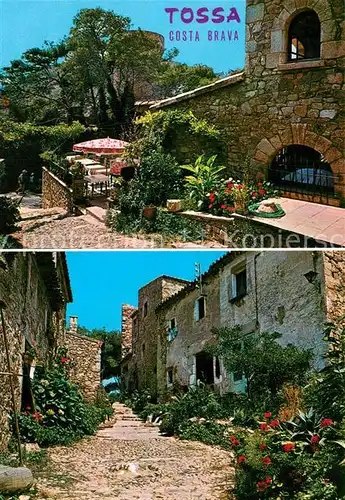 AK / Ansichtskarte Tossa_de_Mar El tipismo de Vila Vella typische Altstadt Tossa_de_Mar