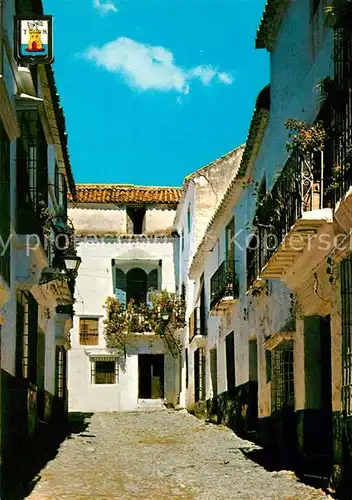 AK / Ansichtskarte Marbella_Andalucia Calle Virgen de los Dolores Marbella_Andalucia