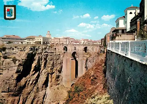AK / Ansichtskarte Ronda_Andalucia Puente Nuevo sobre el Tajo Ronda Andalucia