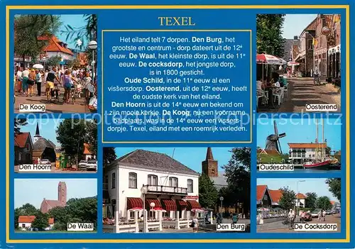 AK / Ansichtskarte Texel Gemeinden der Nordseeinsel Texel