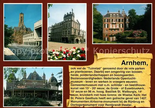 AK / Ansichtskarte Arnhem Openluchtmuseum Gemeentemuseum Eusebiuskerk St Peters Gasthuis Arnhem