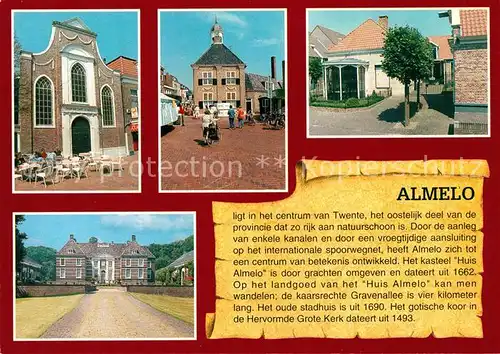 AK / Ansichtskarte Almelo Huis Almelo Gravenallee Herv Grote Kerk Almelo