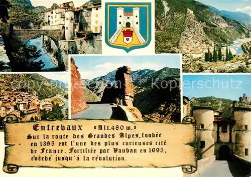 AK / Ansichtskarte Entrevaux Fortifiee par Vauban Entrevaux