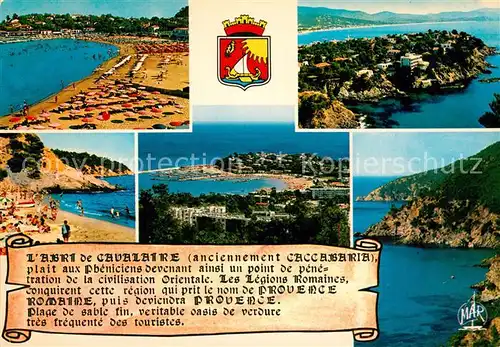 AK / Ansichtskarte Cavalaire sur Mer La plage Vue partielle Panorama Cavalaire sur Mer