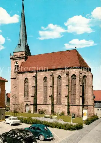 AK / Ansichtskarte Hessisch_Lichtenau Stadtkirche Hessisch Lichtenau