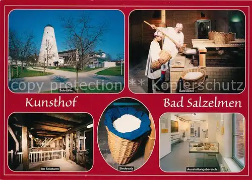 AK / Ansichtskarte Bad_Salzelmen Kunsthof Soleturm Salzsleder Bad_Salzelmen