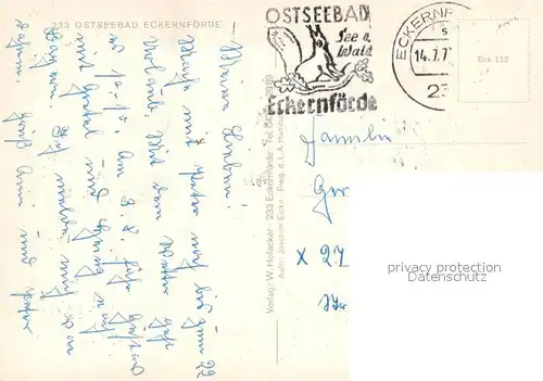 AK / Ansichtskarte Eckernfoerde Fliegeraufnahme Eckernfoerde