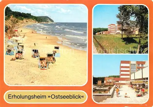AK / Ansichtskarte ueckeritz_Usedom Erholungsheim Ostseeblick ueckeritz Usedom