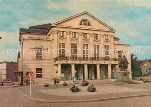 AK / Ansichtskarte Weimar_Thueringen Nationaltheater Weimar Thueringen