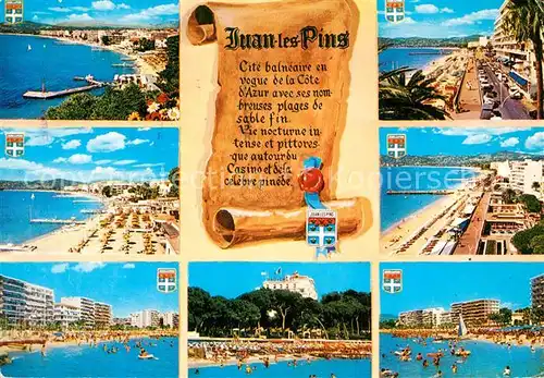 AK / Ansichtskarte Juan les Pins Cite balneaire Cote d Azur Plage Hotels Juan les Pins