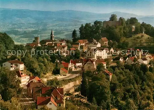 AK / Ansichtskarte Lindenfels_Odenwald Panorama Perle des Odenwaldes Burgruine Lindenfels Odenwald