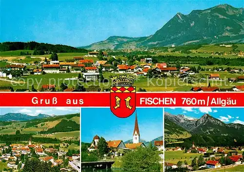 AK / Ansichtskarte Fischen_Allgaeu Fliegeraufnahme  Fischen Allgaeu