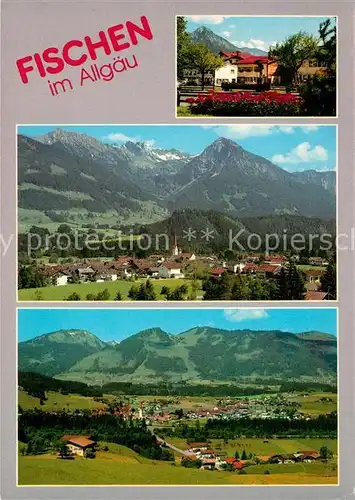 AK / Ansichtskarte Fischen_Allgaeu Fliegeraufnahme Fischen Allgaeu