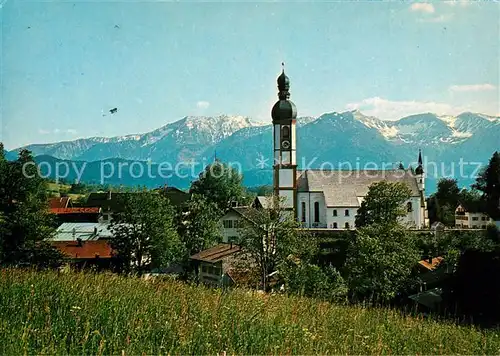 AK / Ansichtskarte Elbach_Miesbach Kirchenpartie Elbach Miesbach
