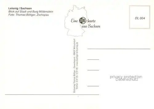 AK / Ansichtskarte Leisnig Burg Mildenstein  Leisnig