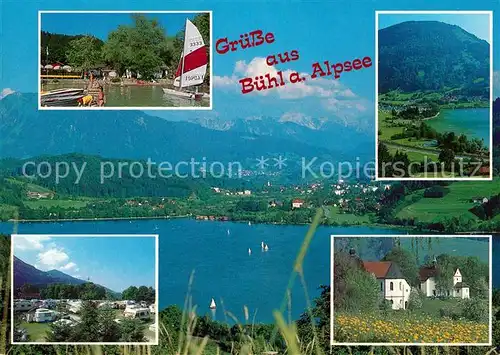AK / Ansichtskarte Buehl_Alpsee Immenstadt Seepartien Camping Buehl Alpsee
