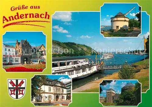 AK / Ansichtskarte Andernach Rheinpartie  Andernach