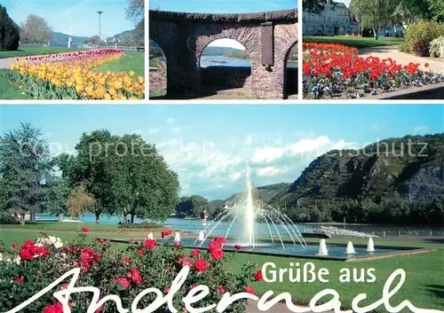 AK / Ansichtskarte Andernach Brunnen Parkanlagen Andernach