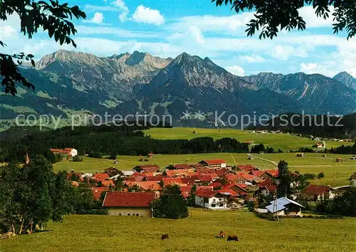 AK / Ansichtskarte Bolsterlang mit Nebelhorn Bolsterlang