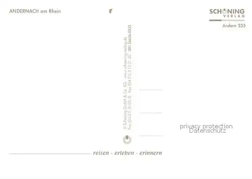 AK / Ansichtskarte Andernach Rheinpartie Dom  Andernach