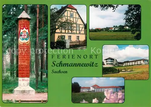 AK / Ansichtskarte Schmannewitz Baeuerliches Museum Kliniken Schmannewitz