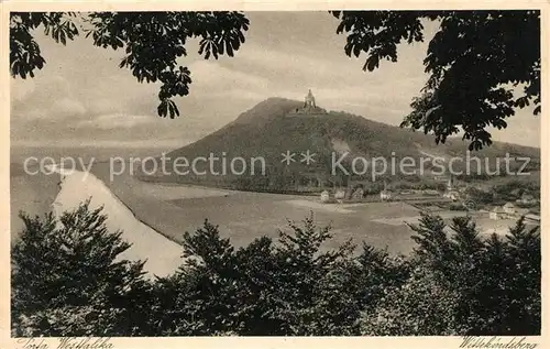 AK / Ansichtskarte Porta_Westfalica Wittekindsberg Denkmal Kaiser Wilhelm I Porta_Westfalica