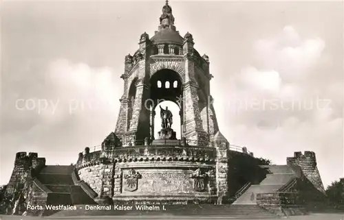 AK / Ansichtskarte Porta_Westfalica Denkmal Kaiser Wilhelm I Porta_Westfalica