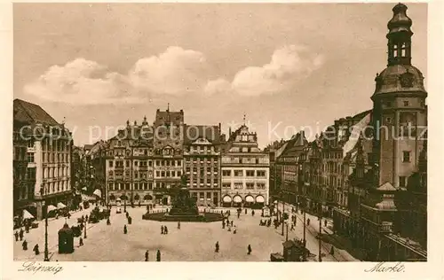 AK / Ansichtskarte Leipzig Markt Leipzig