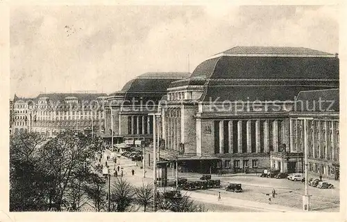 AK / Ansichtskarte Leipzig Hauptbahnhof Leipzig