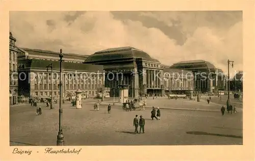AK / Ansichtskarte Leipzig Hauptbahnhof Leipzig