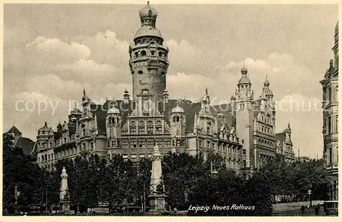 AK / Ansichtskarte Leipzig Neues Rathaus Leipzig