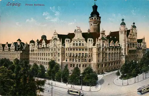 AK / Ansichtskarte Leipzig Neues Rathaus Leipzig